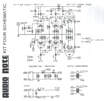 Audio Note Kit 4 schematic circuit diagram